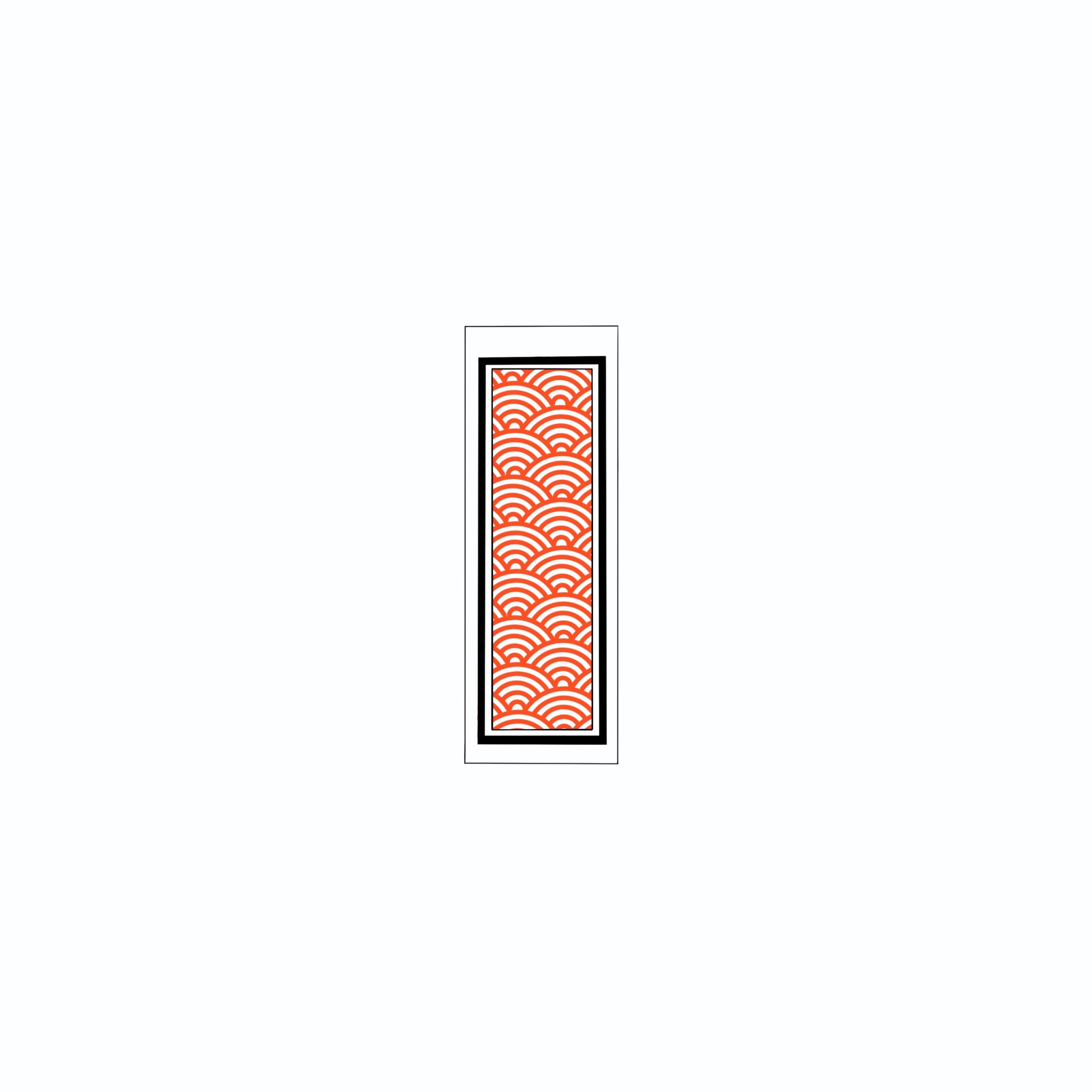 Qinghai wave Sticker Red