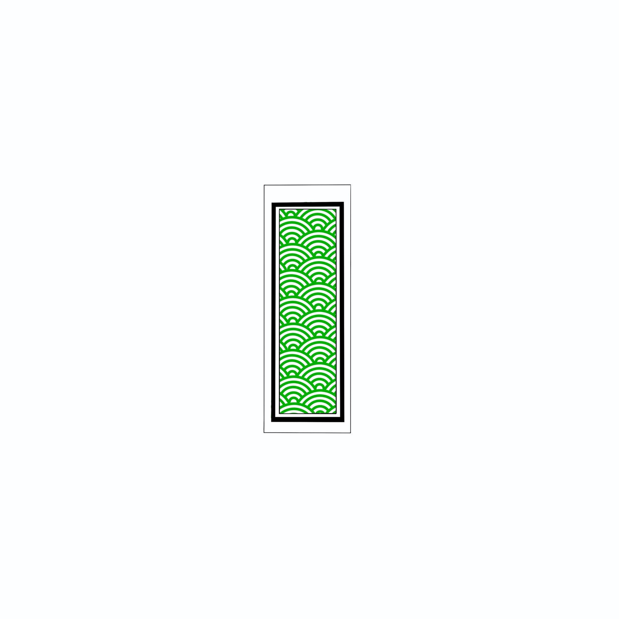 Qinghai wave Sticker Green