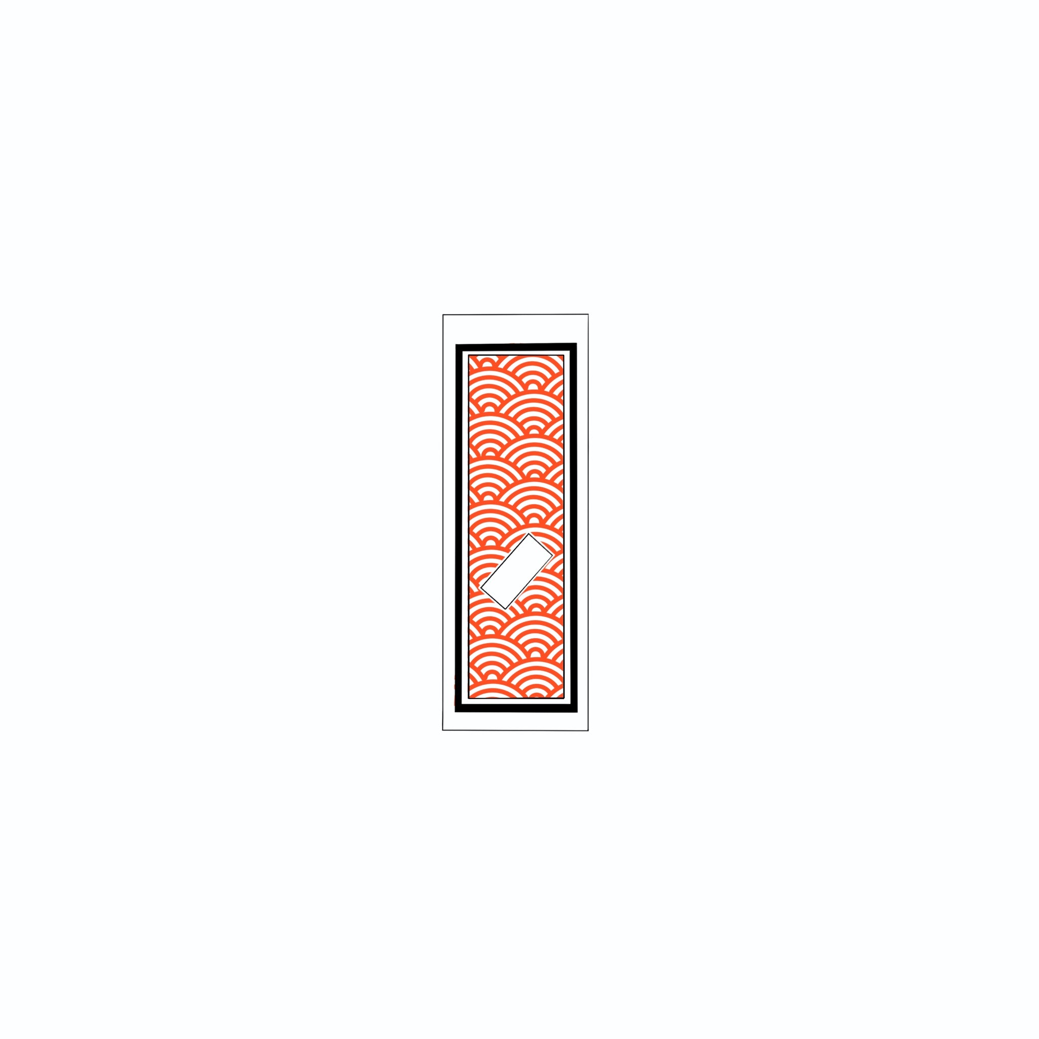 Qinghai wave Sticker Red