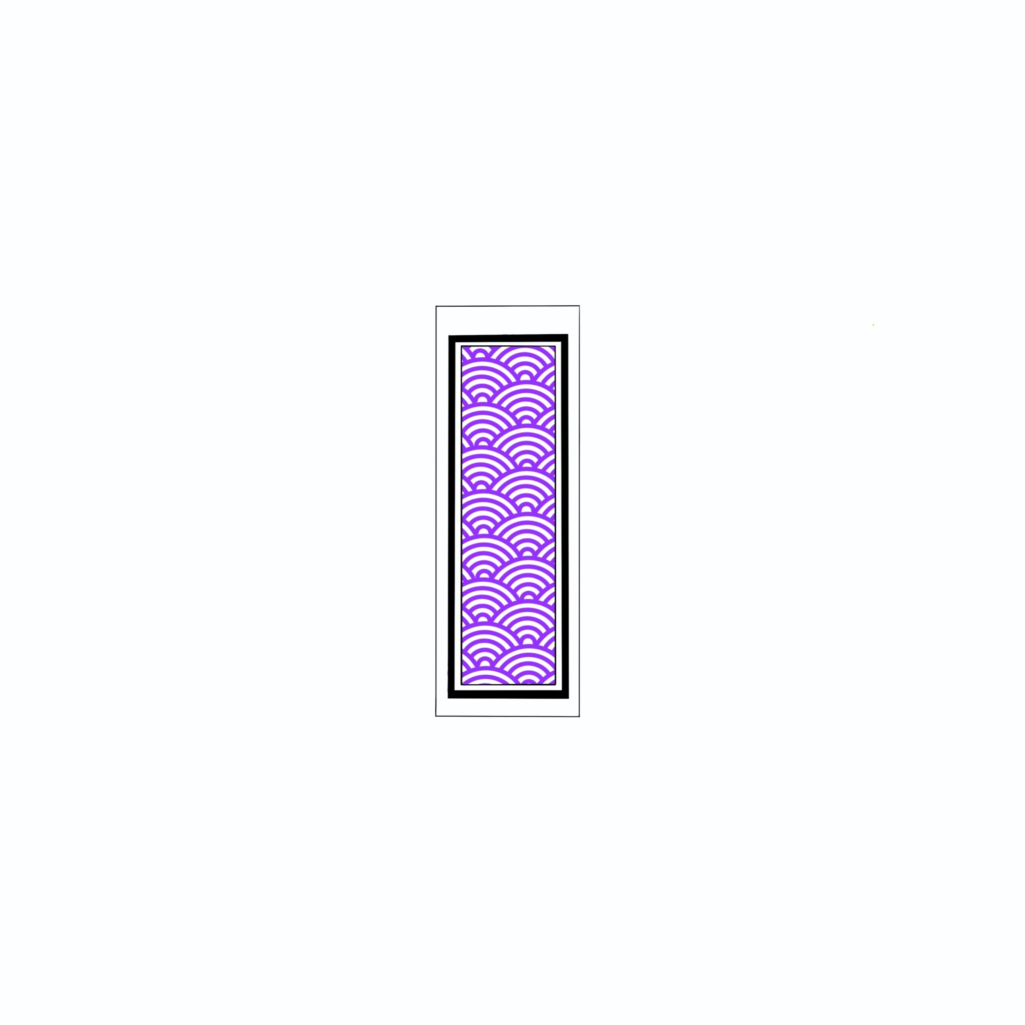 Qinghai wave Sticker Edo Purple