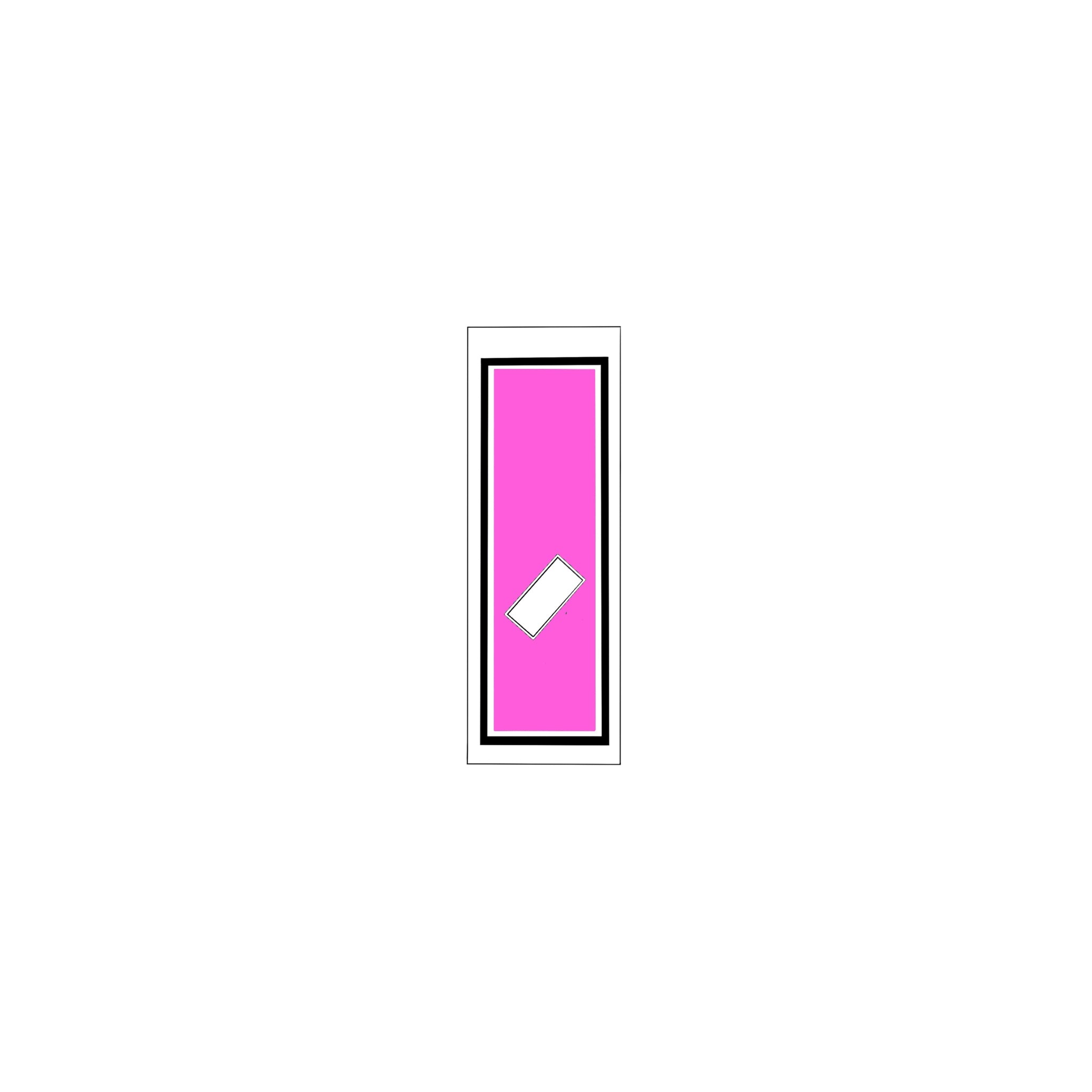 Senjafuda Simple Sticker Pink