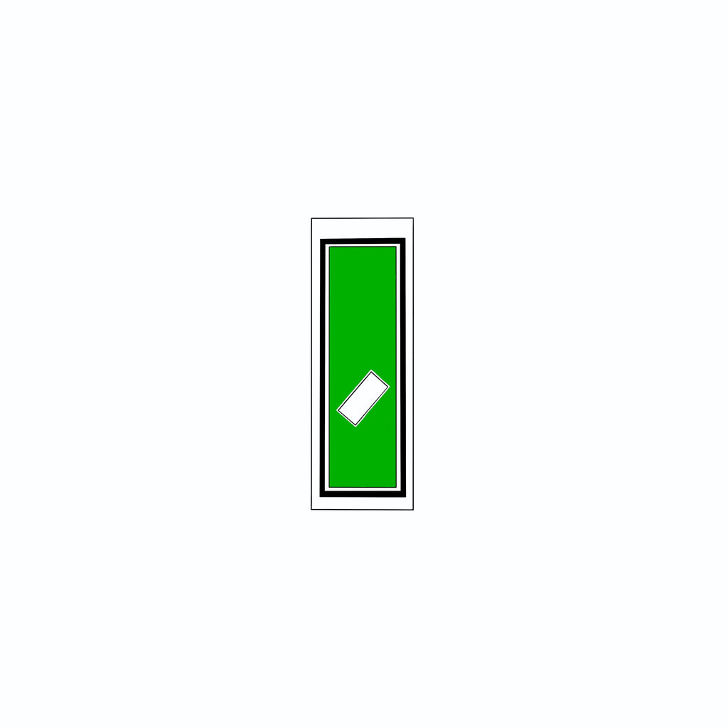 Senjafuda Simple Sticker Green