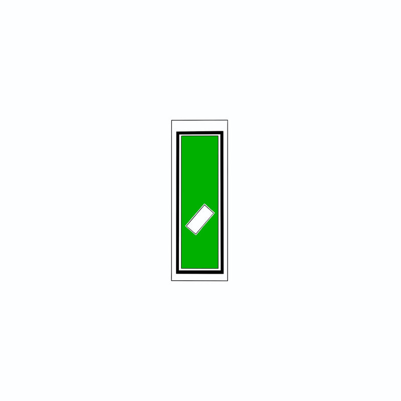 Senjafuda Simple Sticker Green