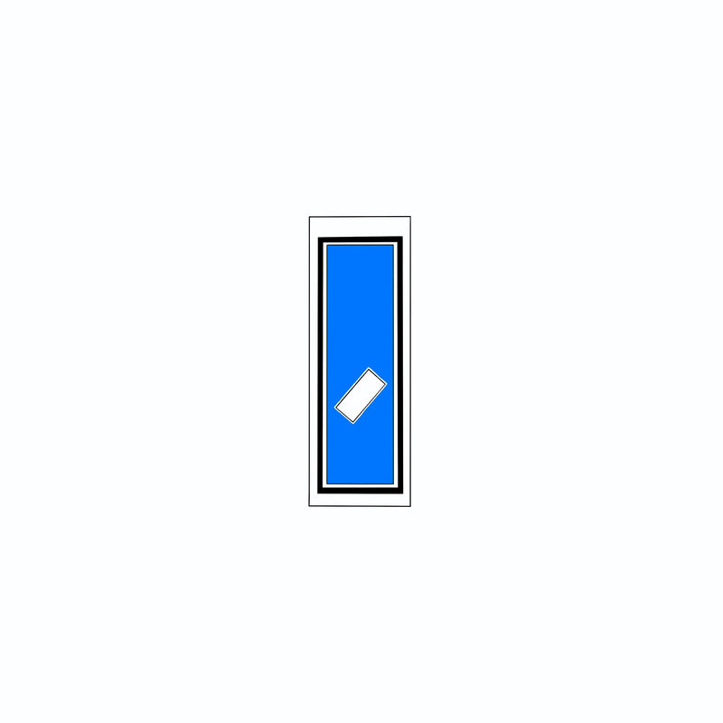 Senjafuda Simple Sticker Blue