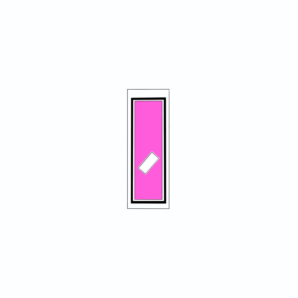 Senjafuda Simple Sticker  Pink
