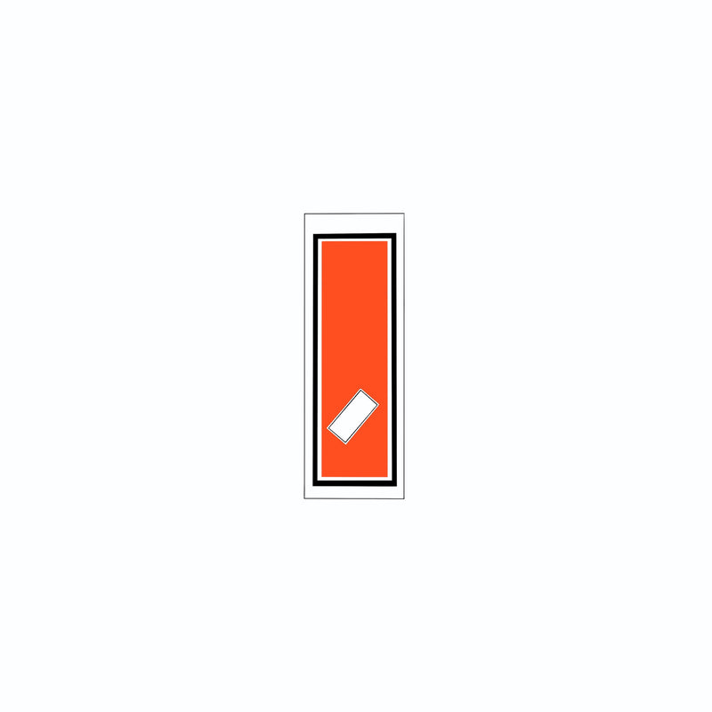 Senjafuda Simple Sticker  Red