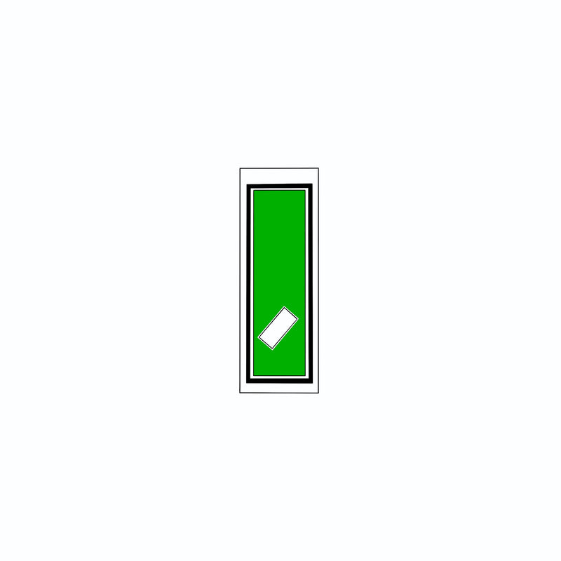 Senjafuda Simple Sticker Green