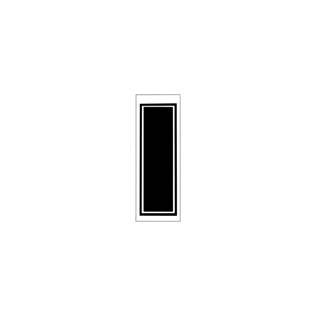 Senjafuda Simple Sticker Black
