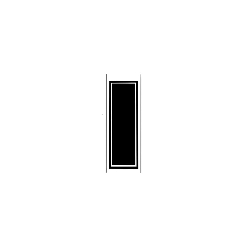 Senjafuda Simple Sticker Black