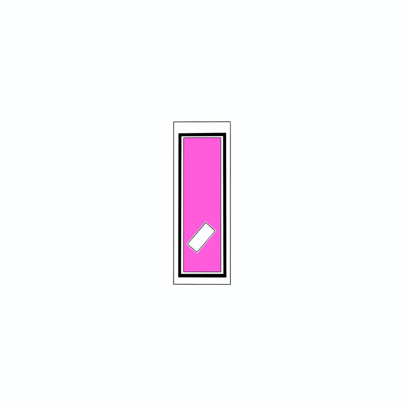 Senjafuda Simple Sticker  Pink