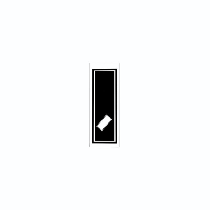 Senjafuda Simple Sticker  Black