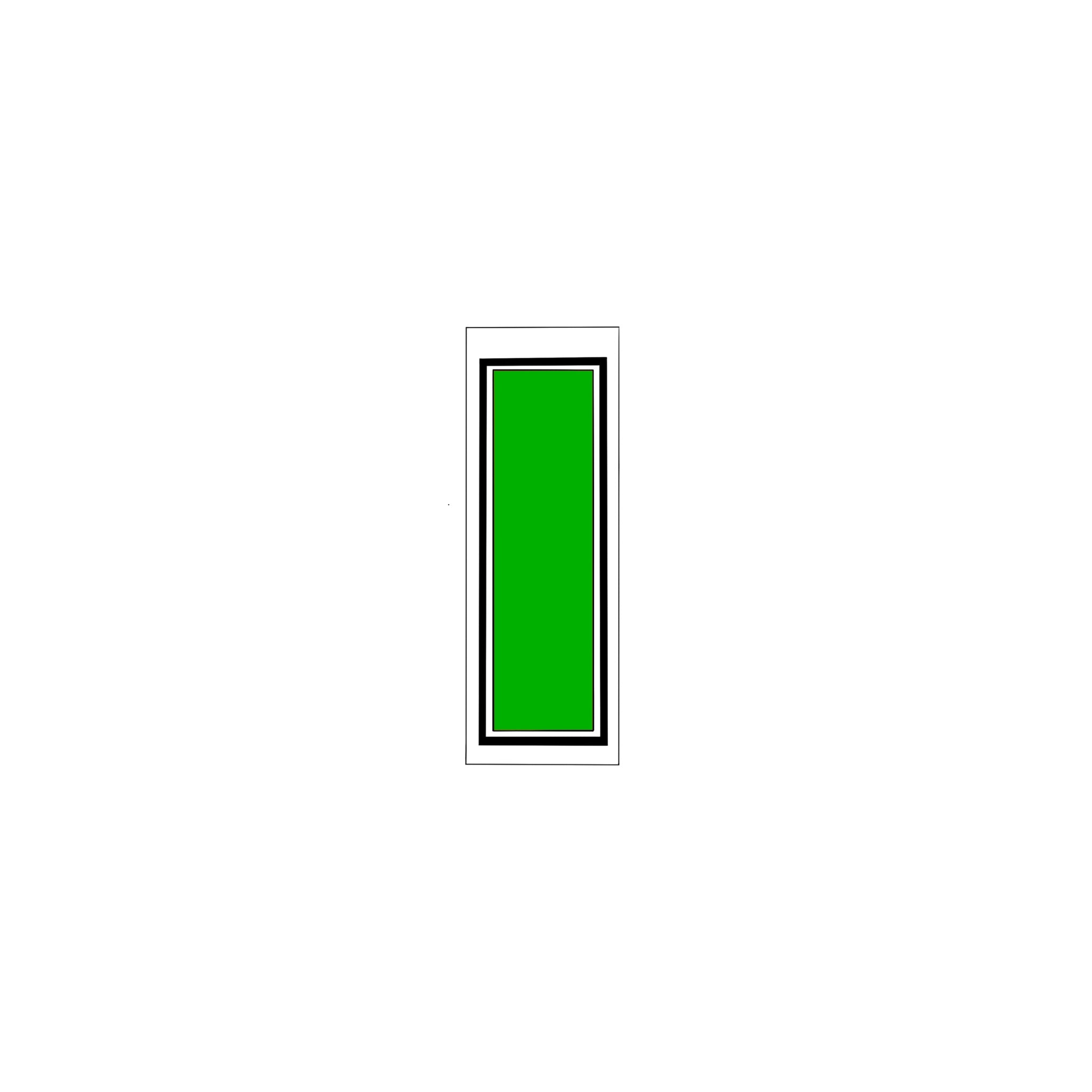 Senjafuda Simple Sticker Green