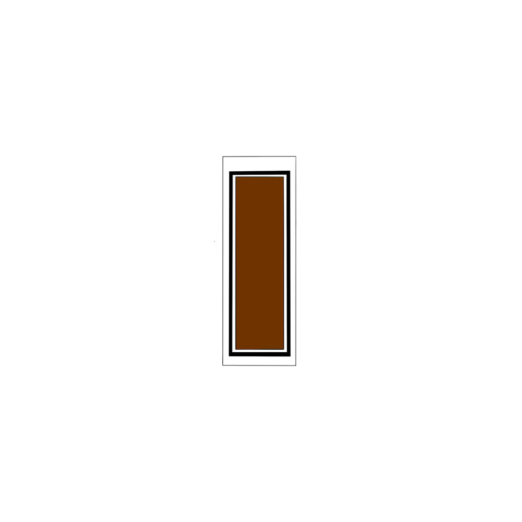 Senjafuda Simple Sticker  Brown