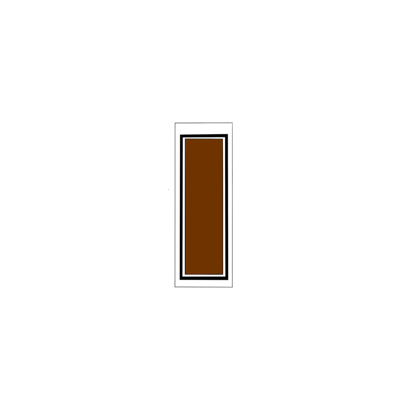 Senjafuda Simple Sticker  Brown