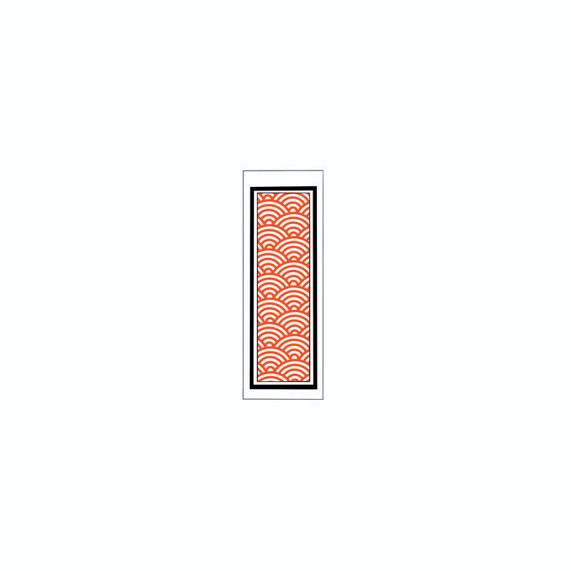 Qinghai wave Sticker Red