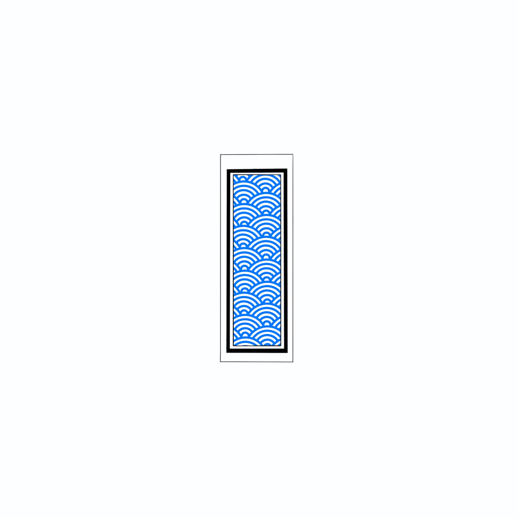 Qinghai wave Sticker Blue