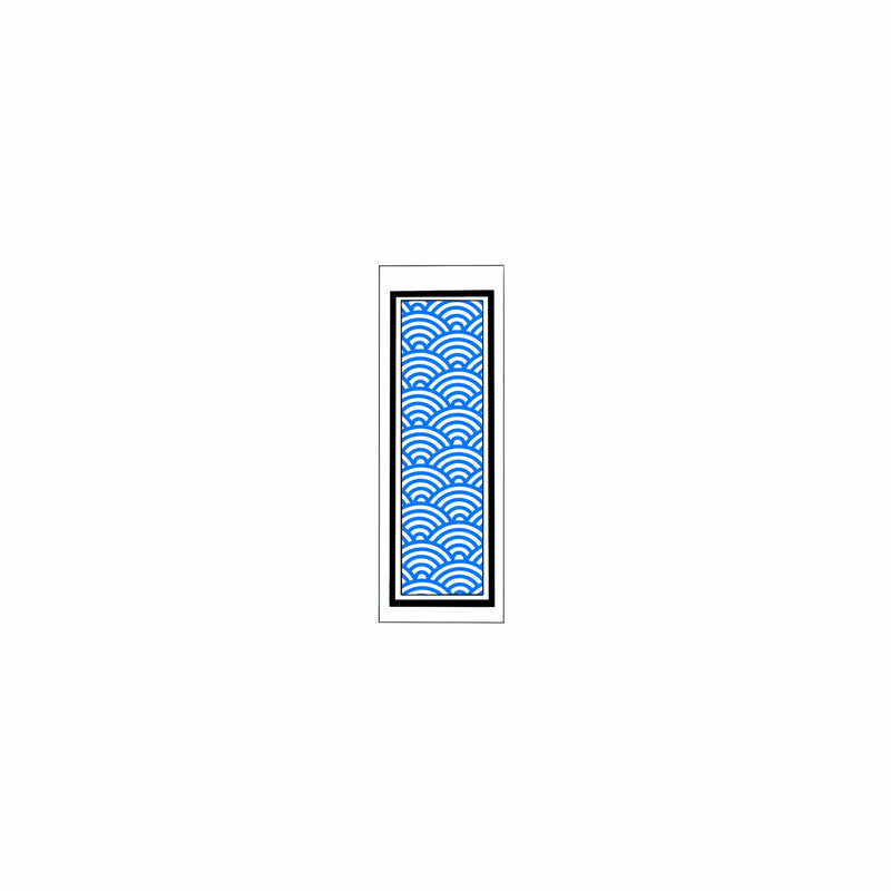 Qinghai wave Sticker Blue