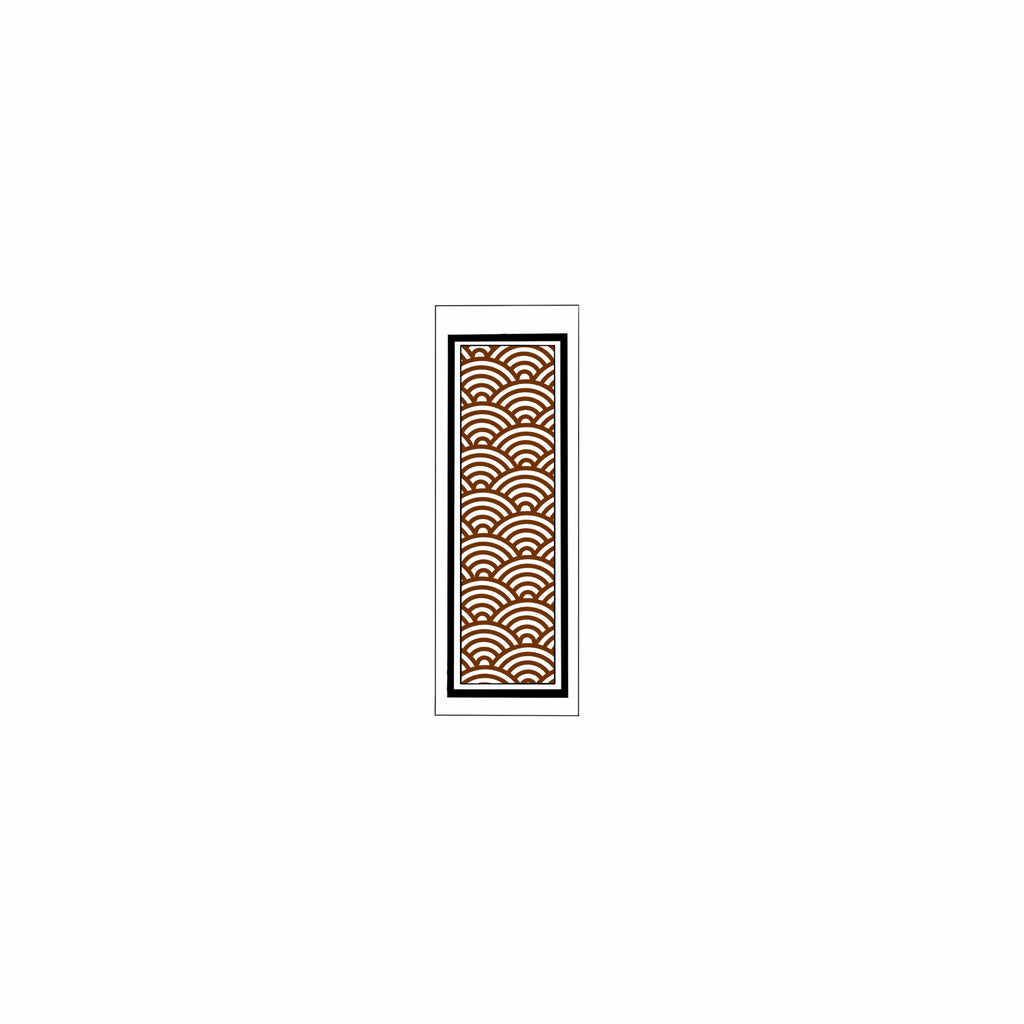 Qinghai wave Sticker Brown