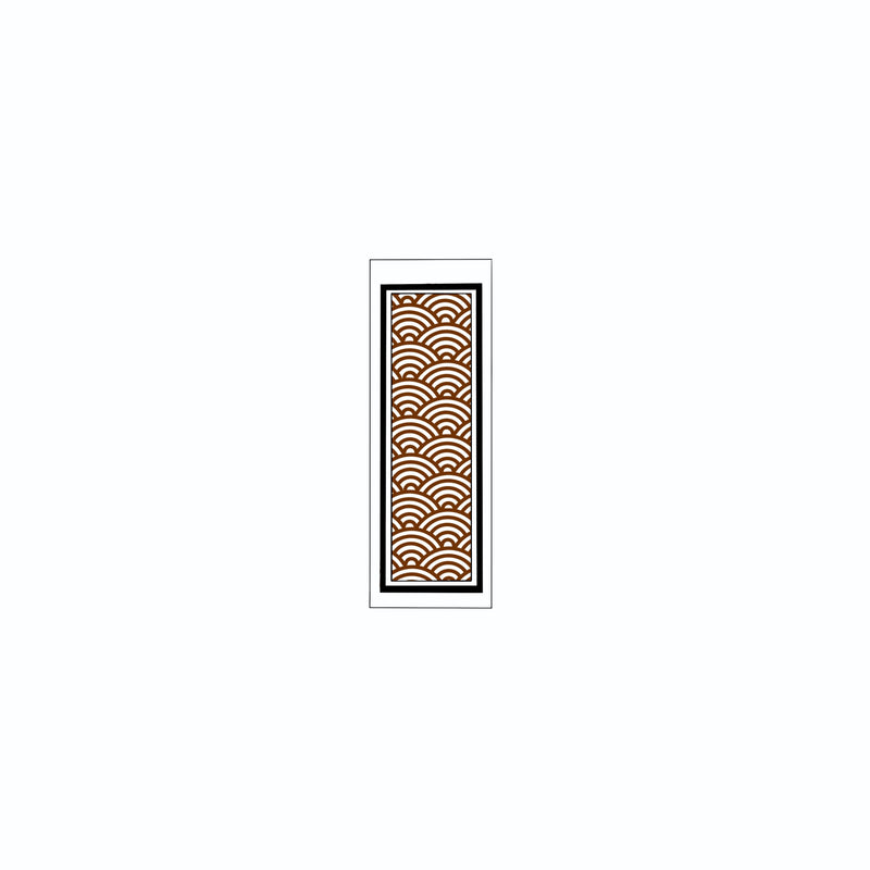 Qinghai wave Sticker Brown