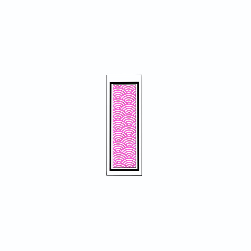 Qinghai wave Sticker   Pink