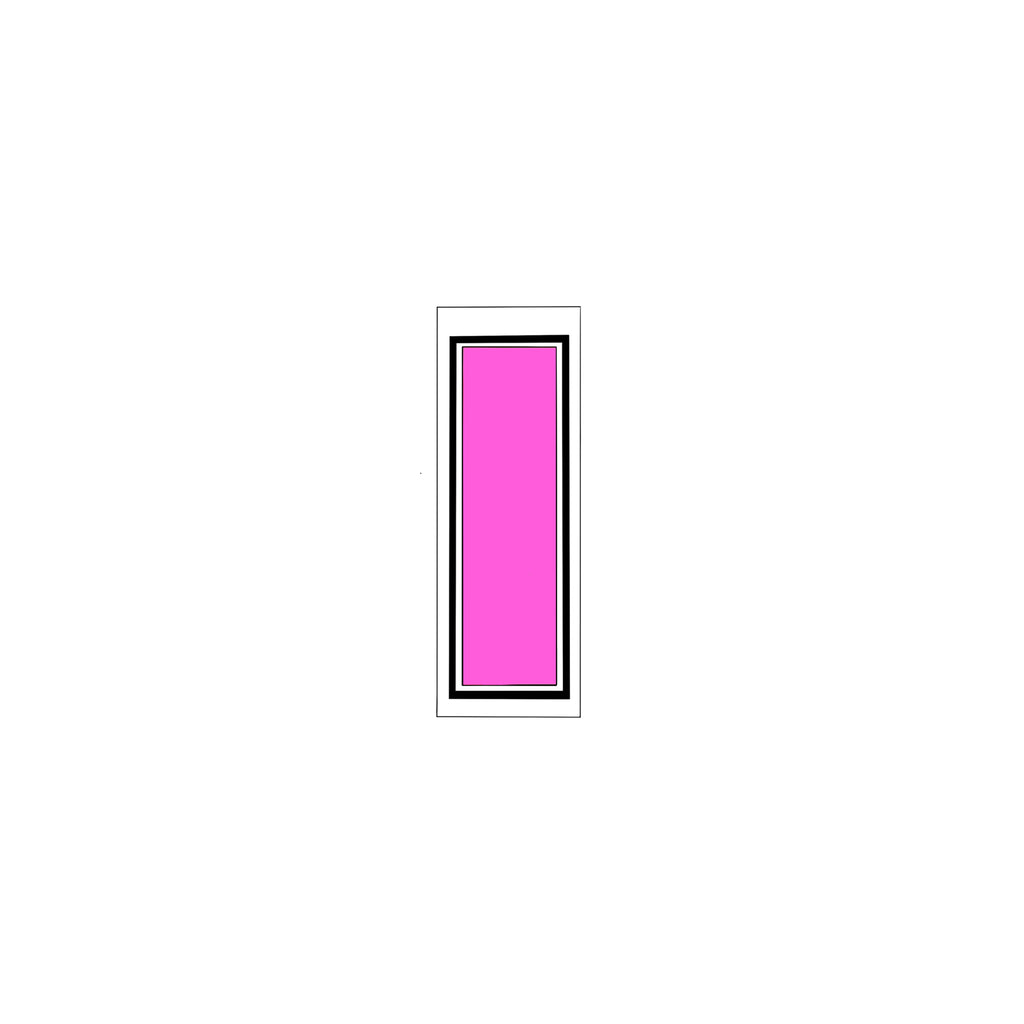 Senjafuda Simple Sticker  Pink