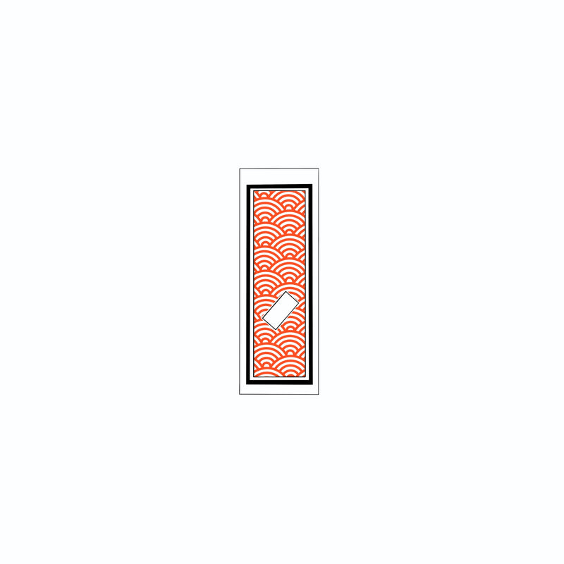 Qinghai wave Sticker Red