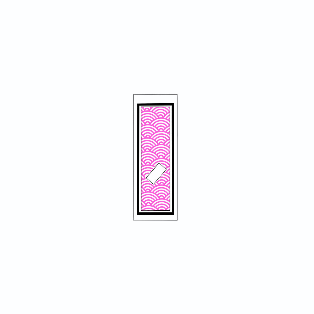 Qinghai wave Sticker   Pink