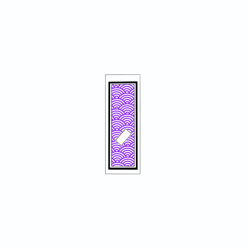 Qinghai wave Sticker   Edo Purple