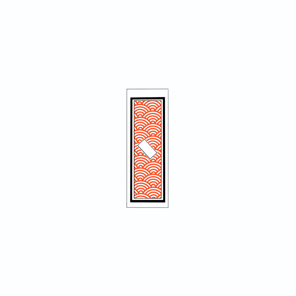 Qinghai wave Sticker Red