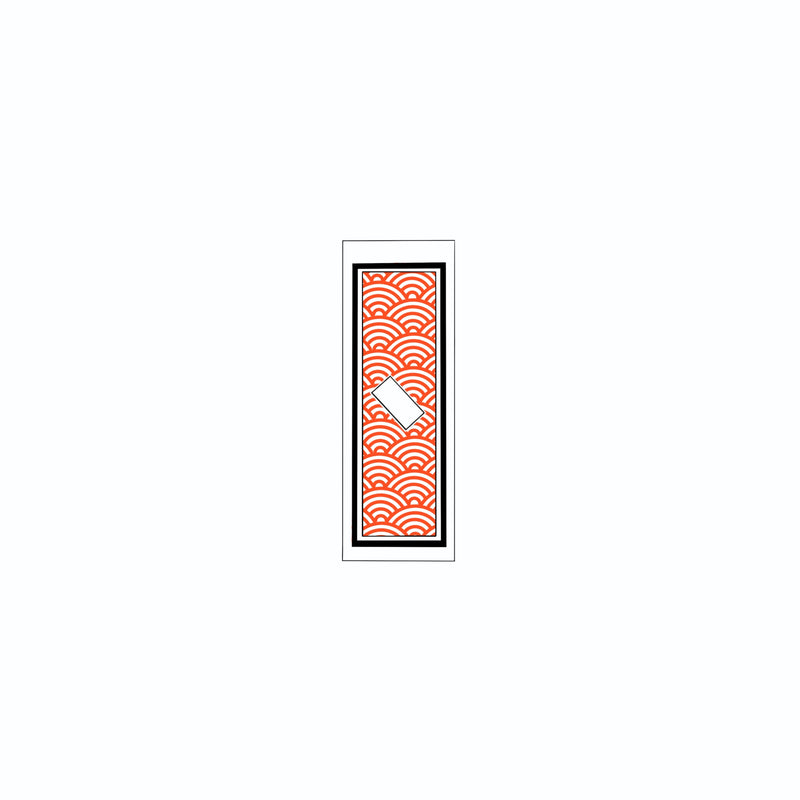 Qinghai wave Sticker Red