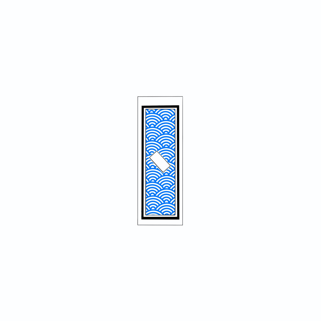 Qinghai wave Sticker Blue