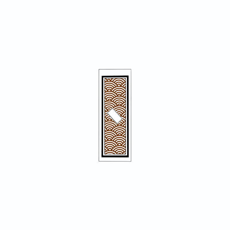 Qinghai wave Sticker Brown