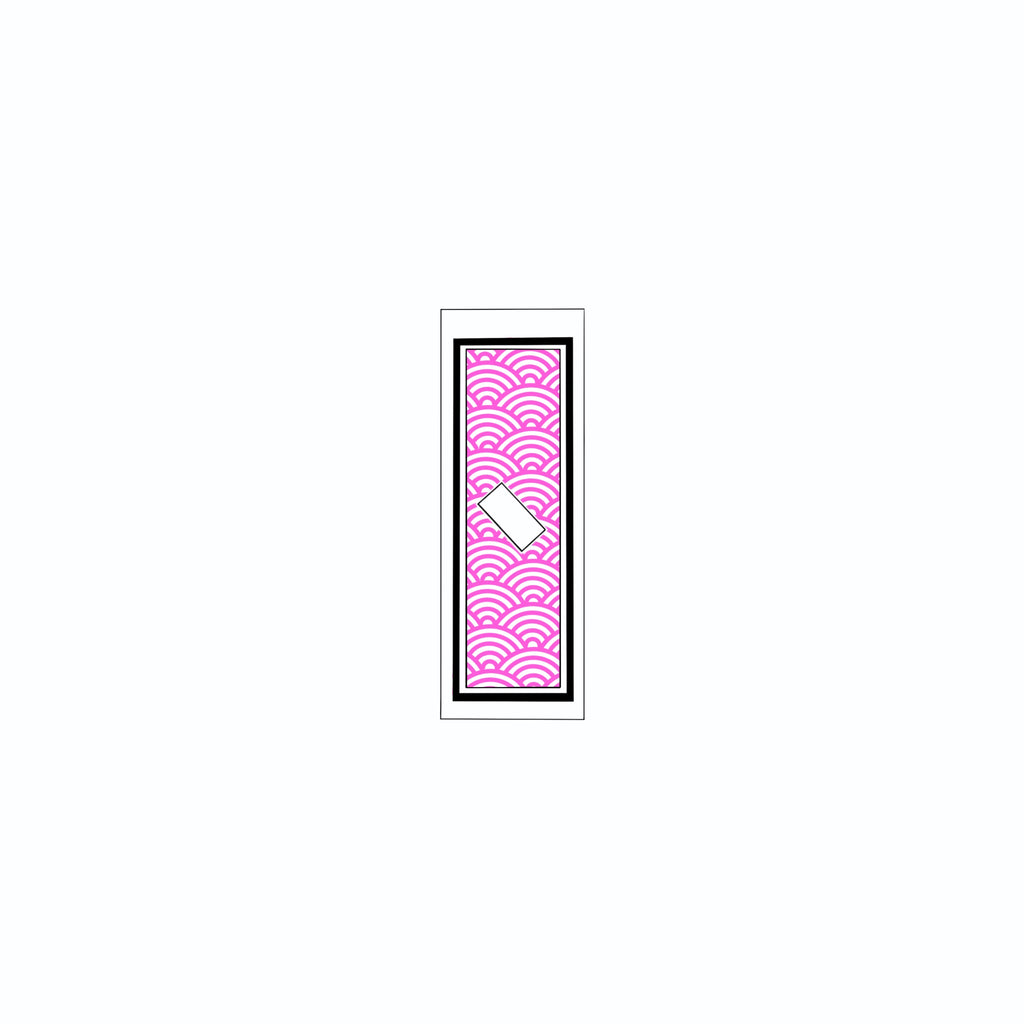 Qinghai wave Sticker   Pink