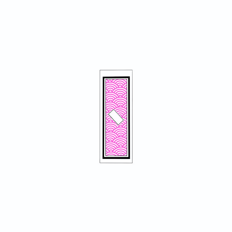 Qinghai wave Sticker   Pink