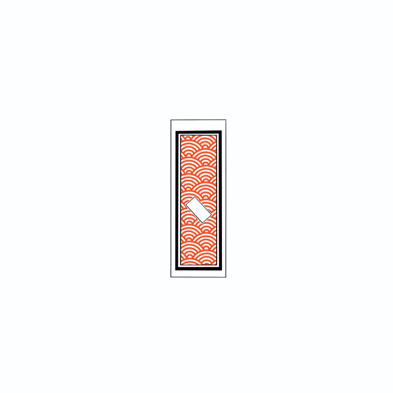 Qinghai wave Sticker Red