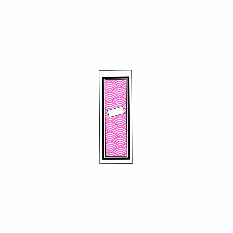 Qinghai wave Sticker   Pink