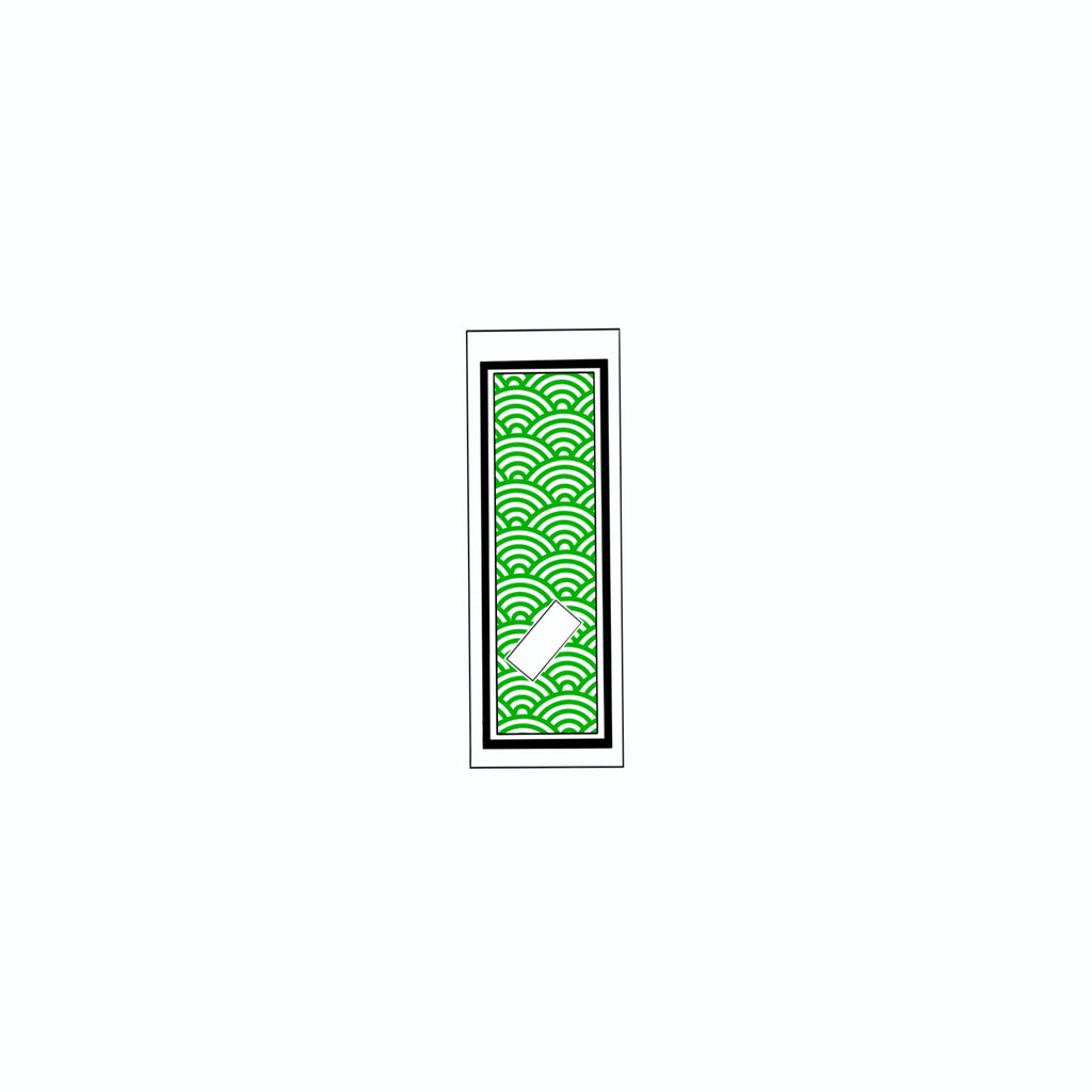 Qinghai wave Sticker Green