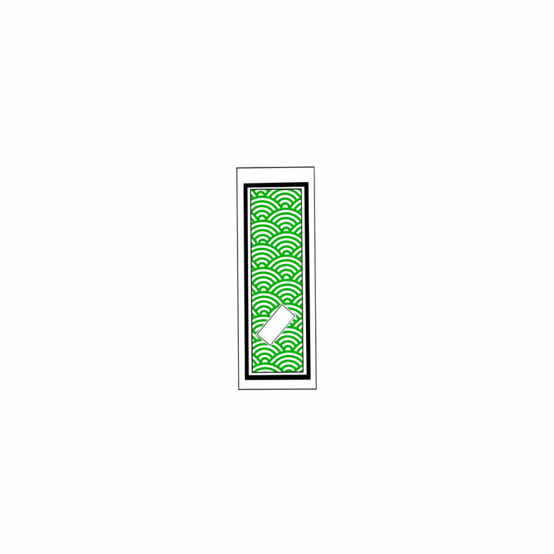 Qinghai wave Sticker Green