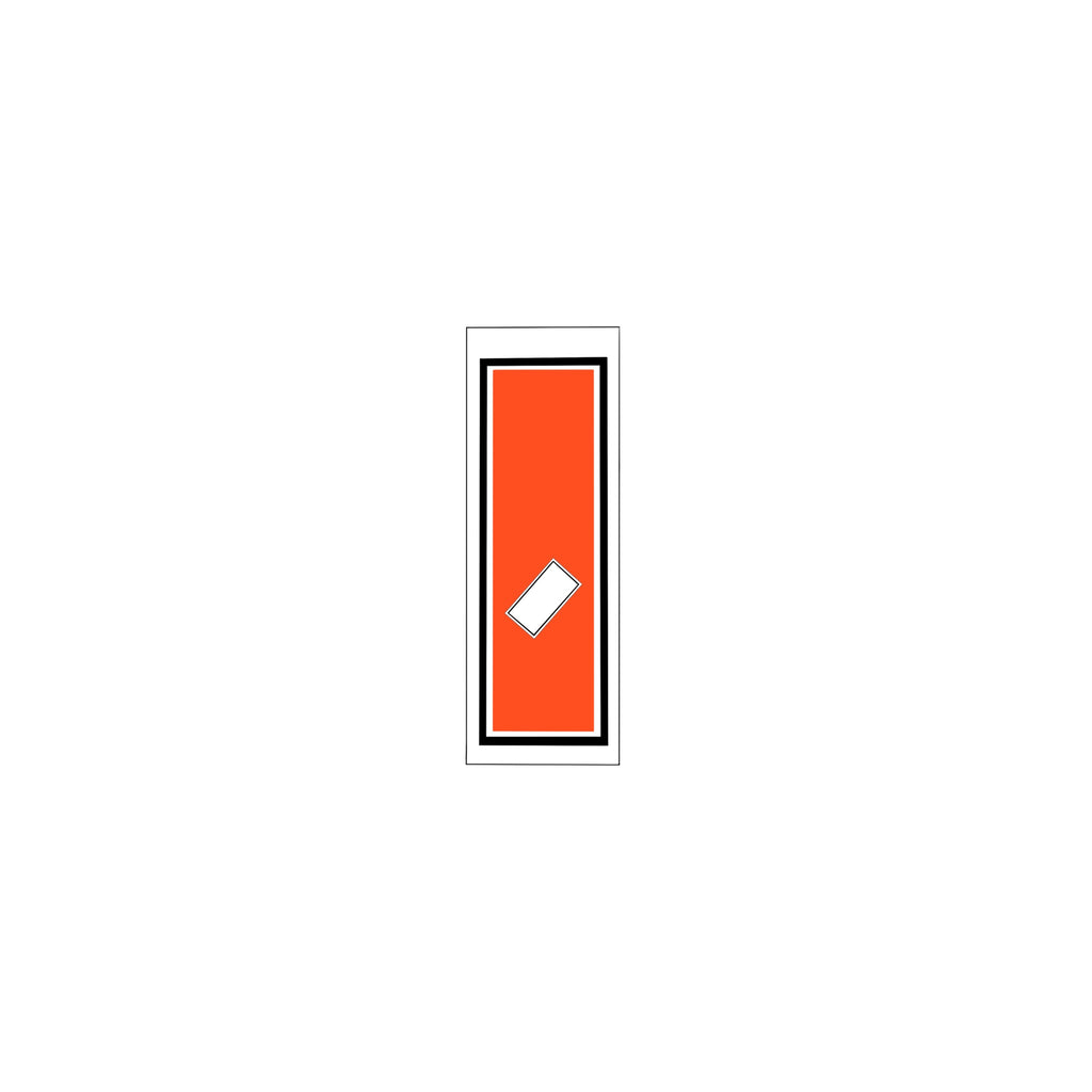 Senjafuda Simple Sticker Red