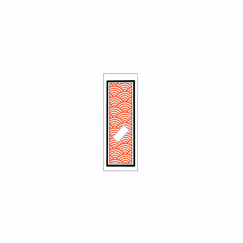Qinghai wave Sticker Red