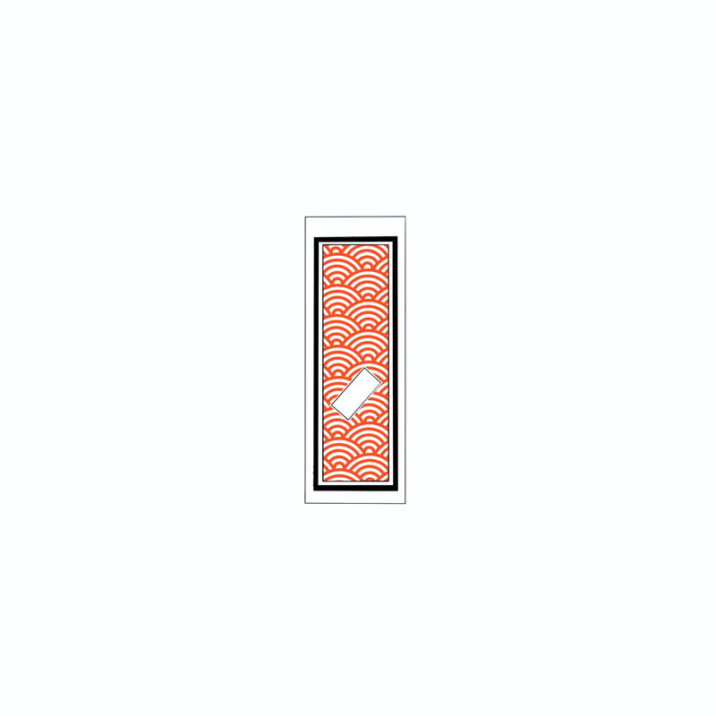 Qinghai wave Sticker Red