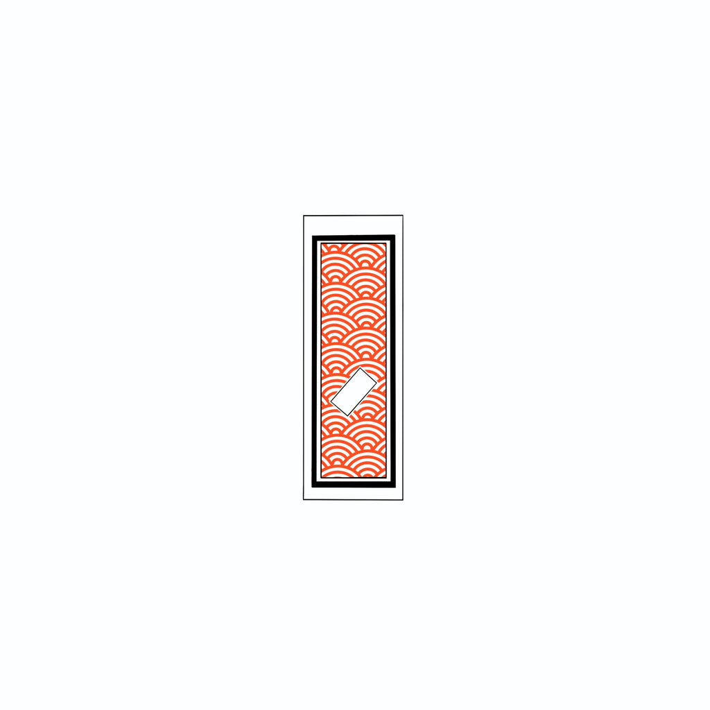 Qinghai wave Sticker Red