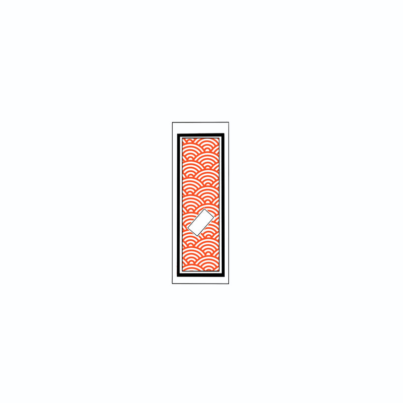 Qinghai wave Sticker Red