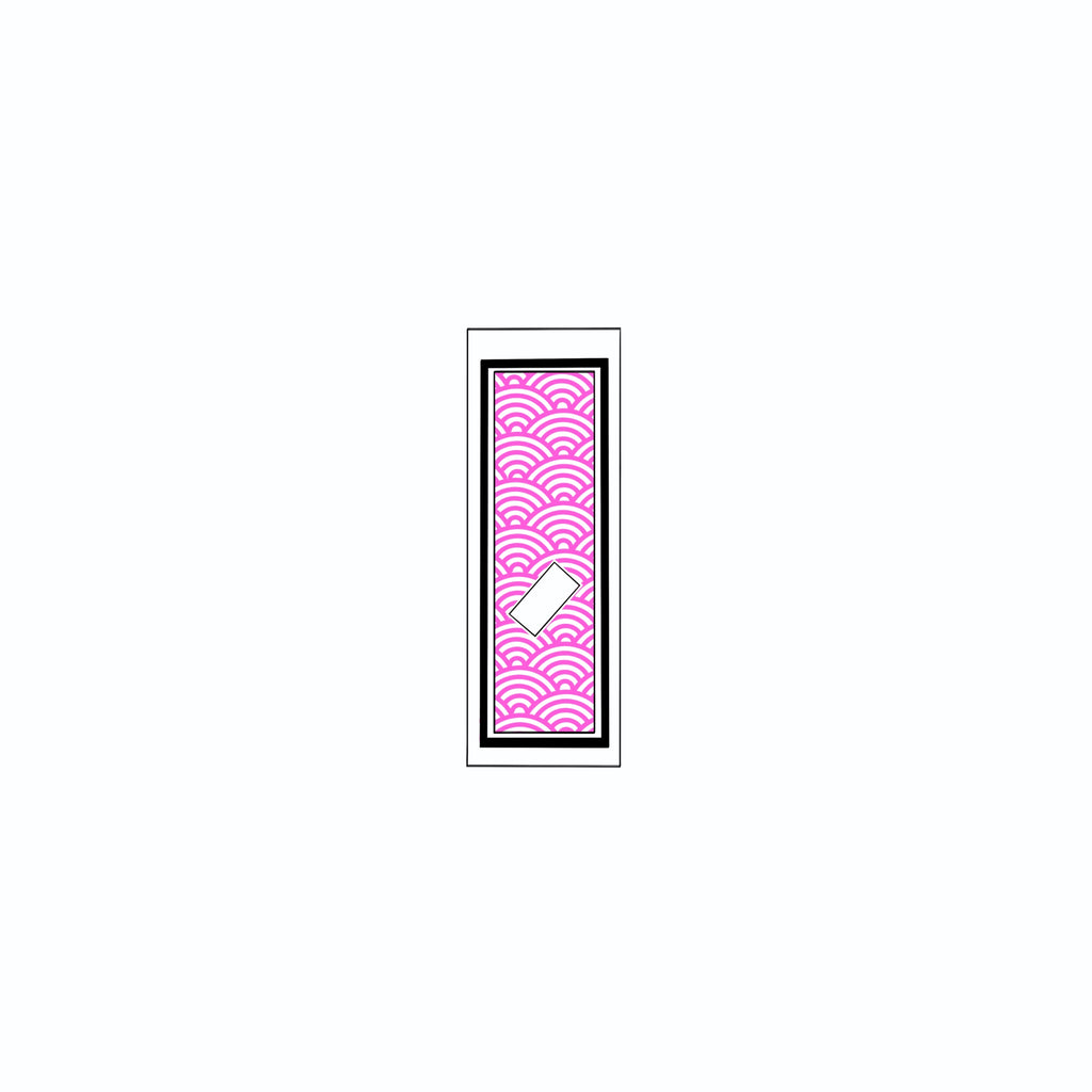 Qinghai wave Sticker   Pink