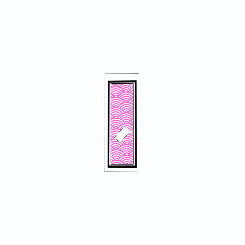 Qinghai wave Sticker   Pink