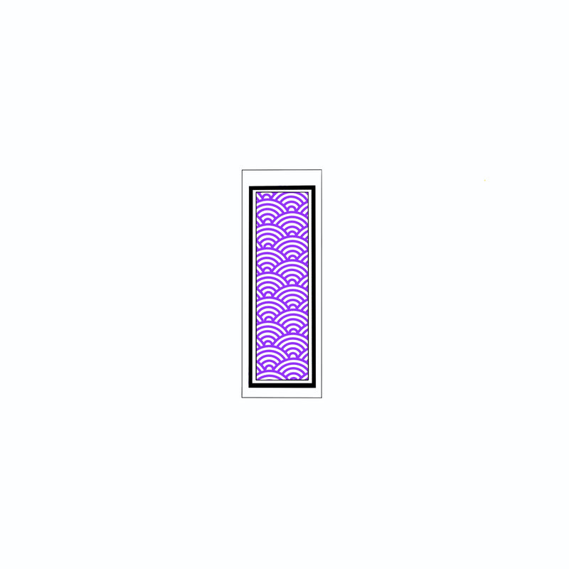 Qinghai wave Sticker   Edo Purple