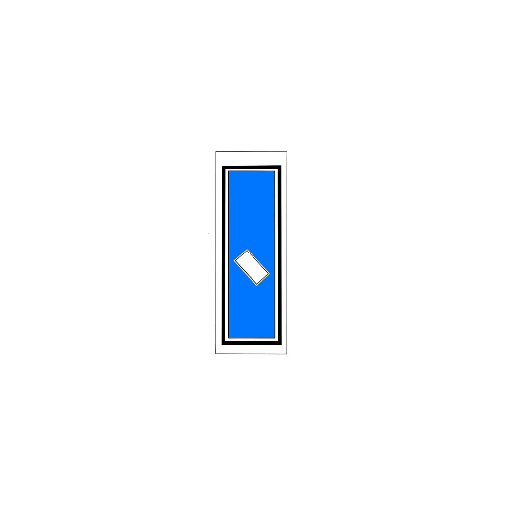 Senjafuda Simple Sticker Blue