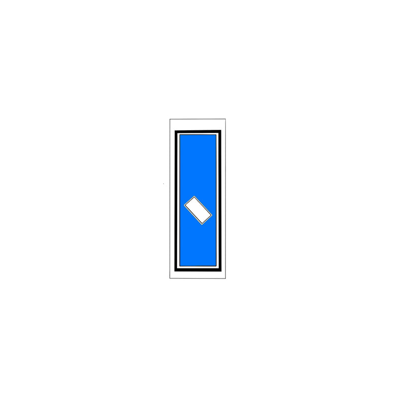 Senjafuda Simple Sticker Blue
