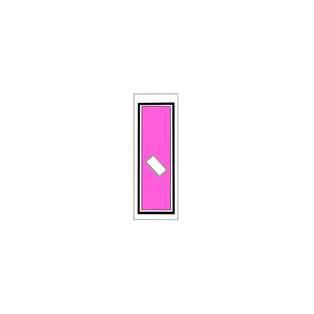 Senjafuda Simple Sticker  Pink
