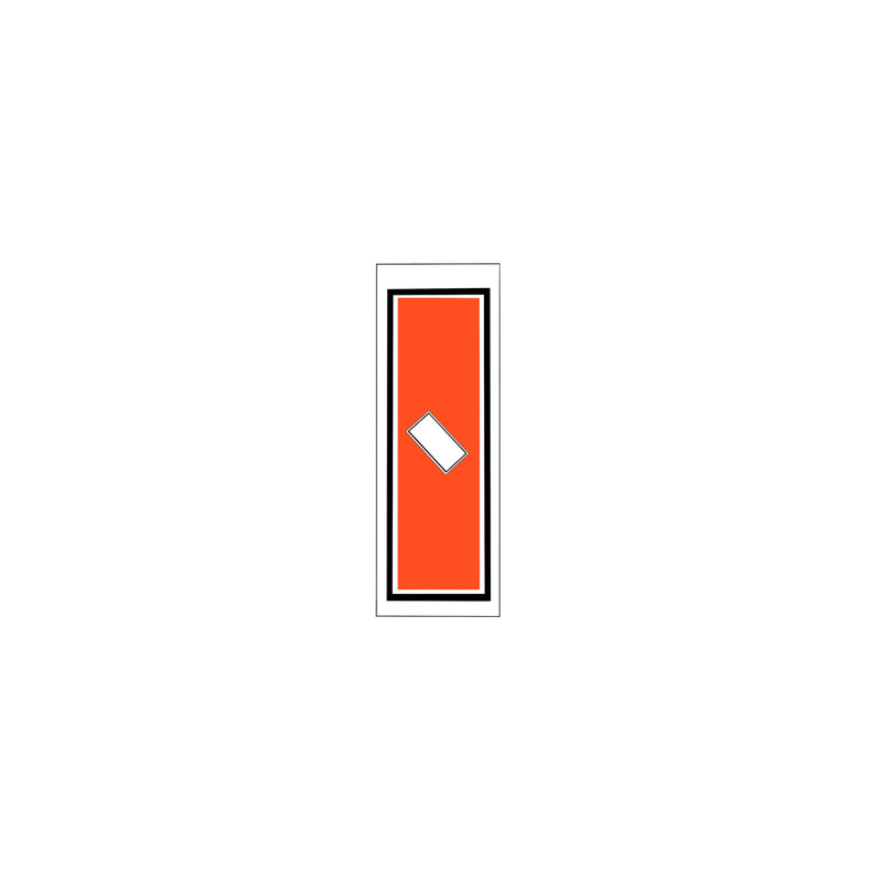 Senjafuda Simple Sticker  Red
